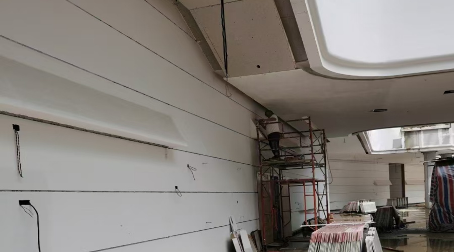 飾紀上品GRG材料深得清遠市圖書館新館領(lǐng)導(dǎo)信任