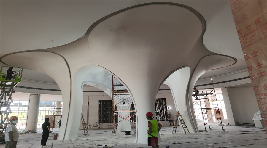 GRG材料接縫處理 GRG材料接縫處理