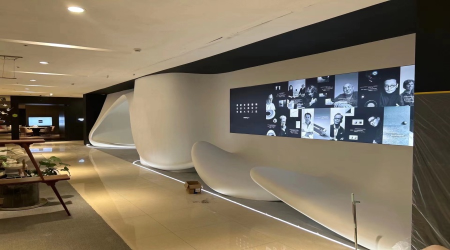 GRG波浪背景墻 GRG波浪背景墻