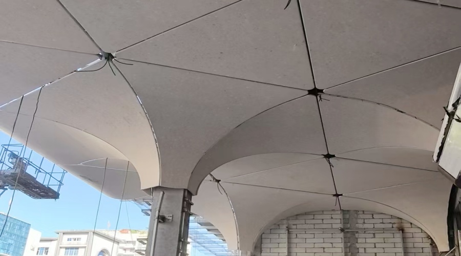 福建紫陽(yáng)公館水磨石UHPC柱子造型工程