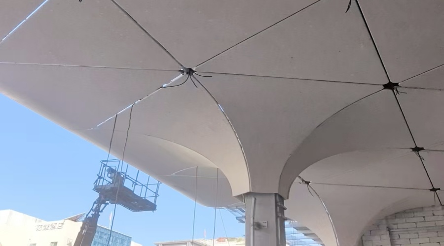 福建紫陽(yáng)公館水磨石UHPC柱子造型工程